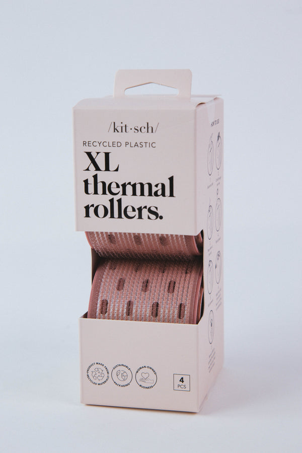 XL 4-Piece Thermal Roller Set, Terra Cotta | Kitsch