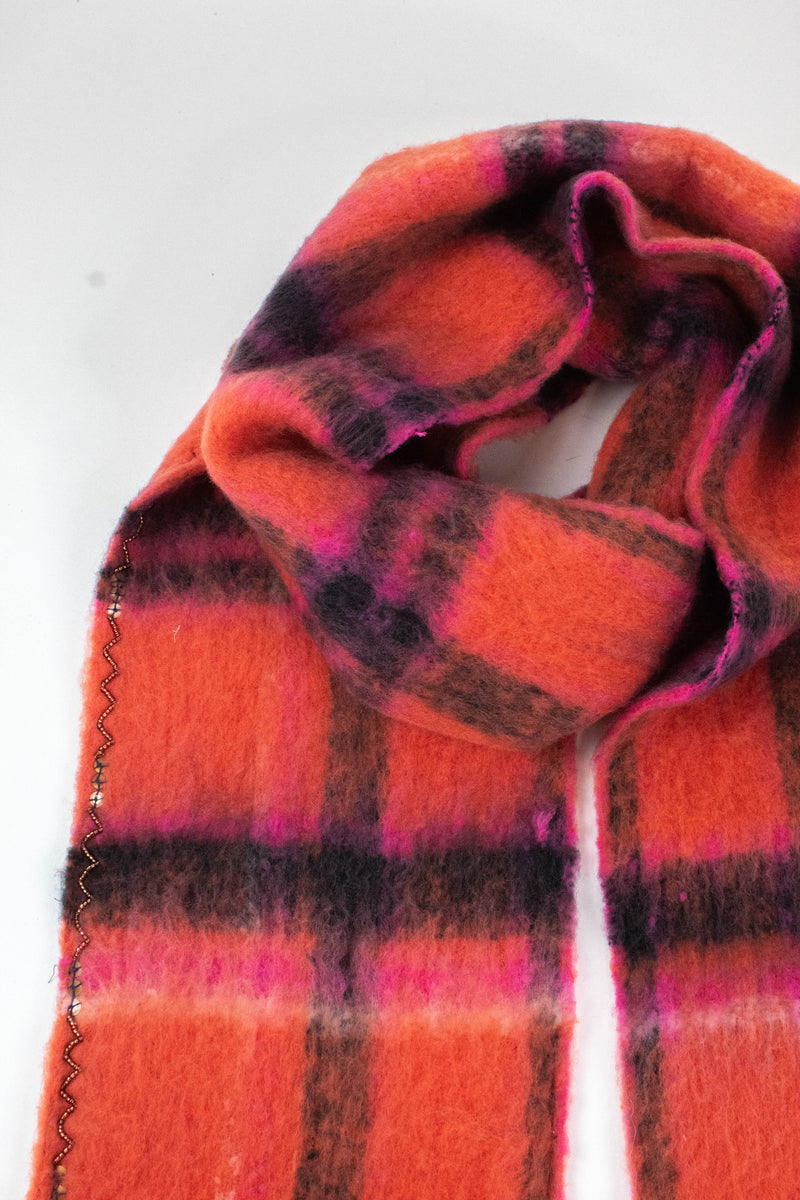 Highland Plaid Skinny Scarf, Pink Combo | Free People