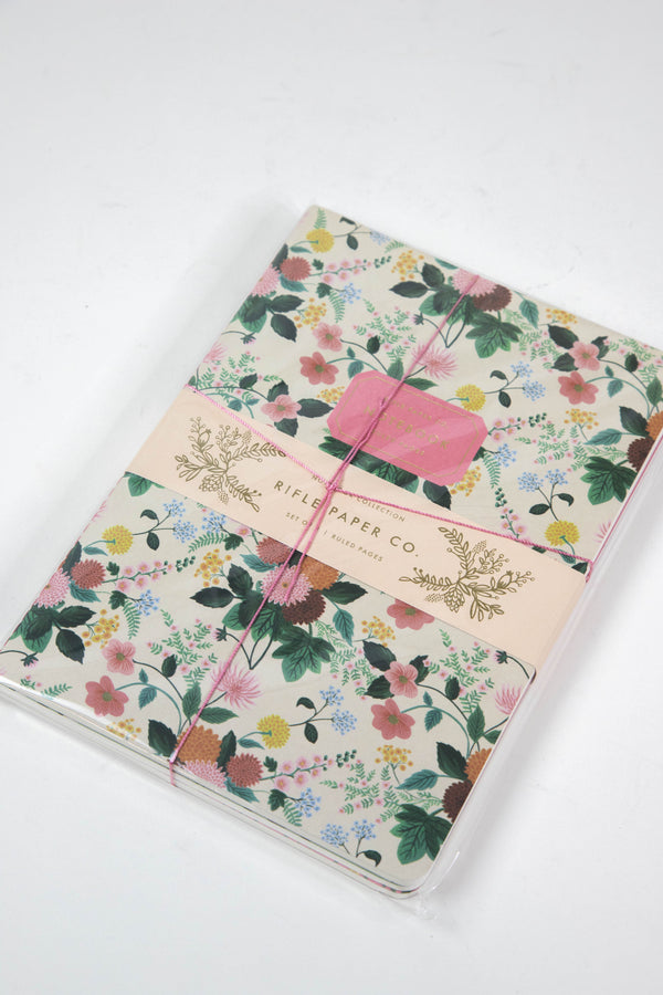 Stitched 3-Notebook Set, Dahlia | Rifle Paper Co.