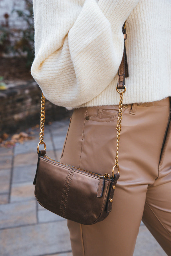 Jolie Mini Bag, Bronze | FOSSIL
