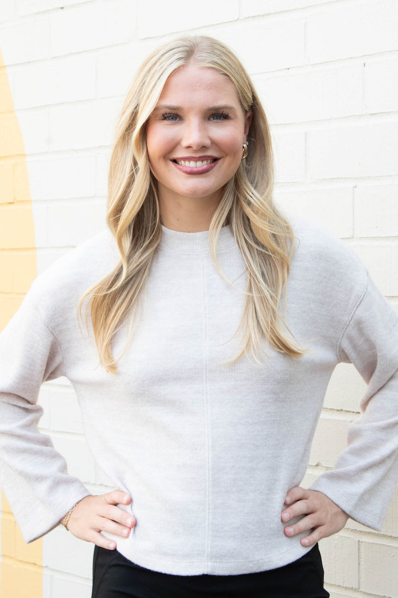 Into the Woods Cozy Top, Heather Pearl | Sanctuary