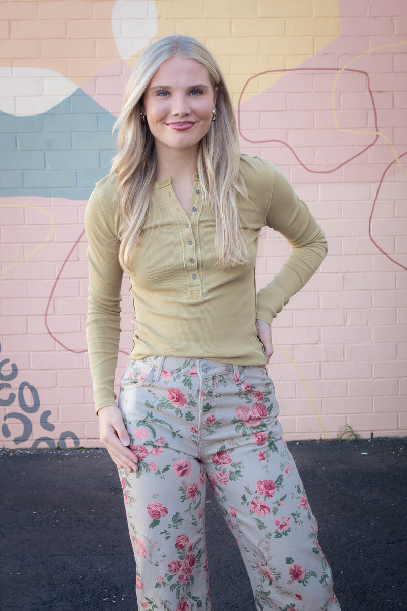 Jamie Henley Top, Dried Tobacco | Free People
