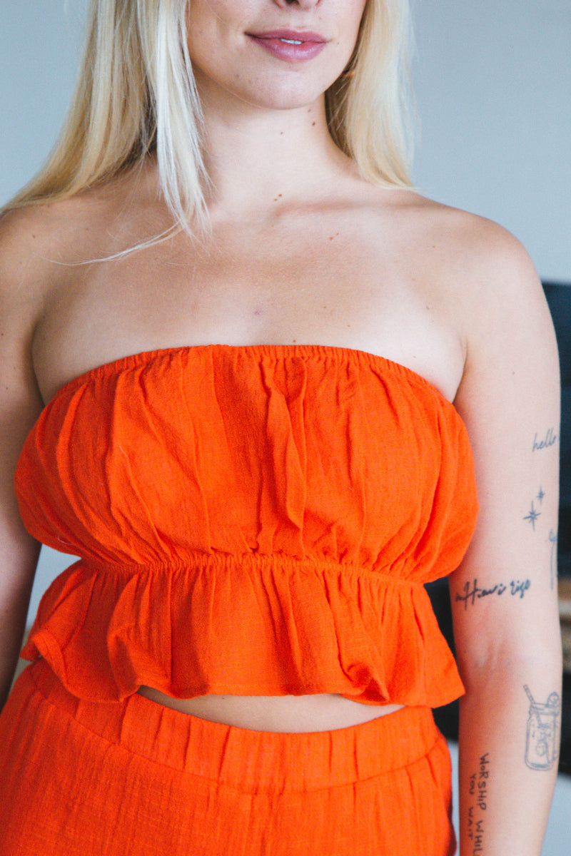 So Cal Tube Top, Red | Sadie & Sage