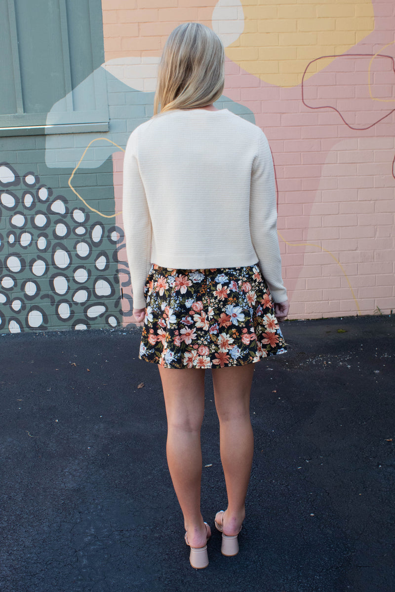 Eva Button Up Sweater Cardigan, Butter