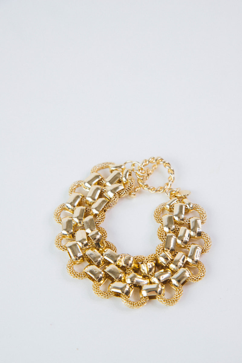 Alder Chunky Chain Bracelet, Gold