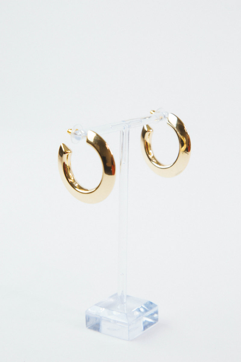 Emelia Hoop Earrings, Gold