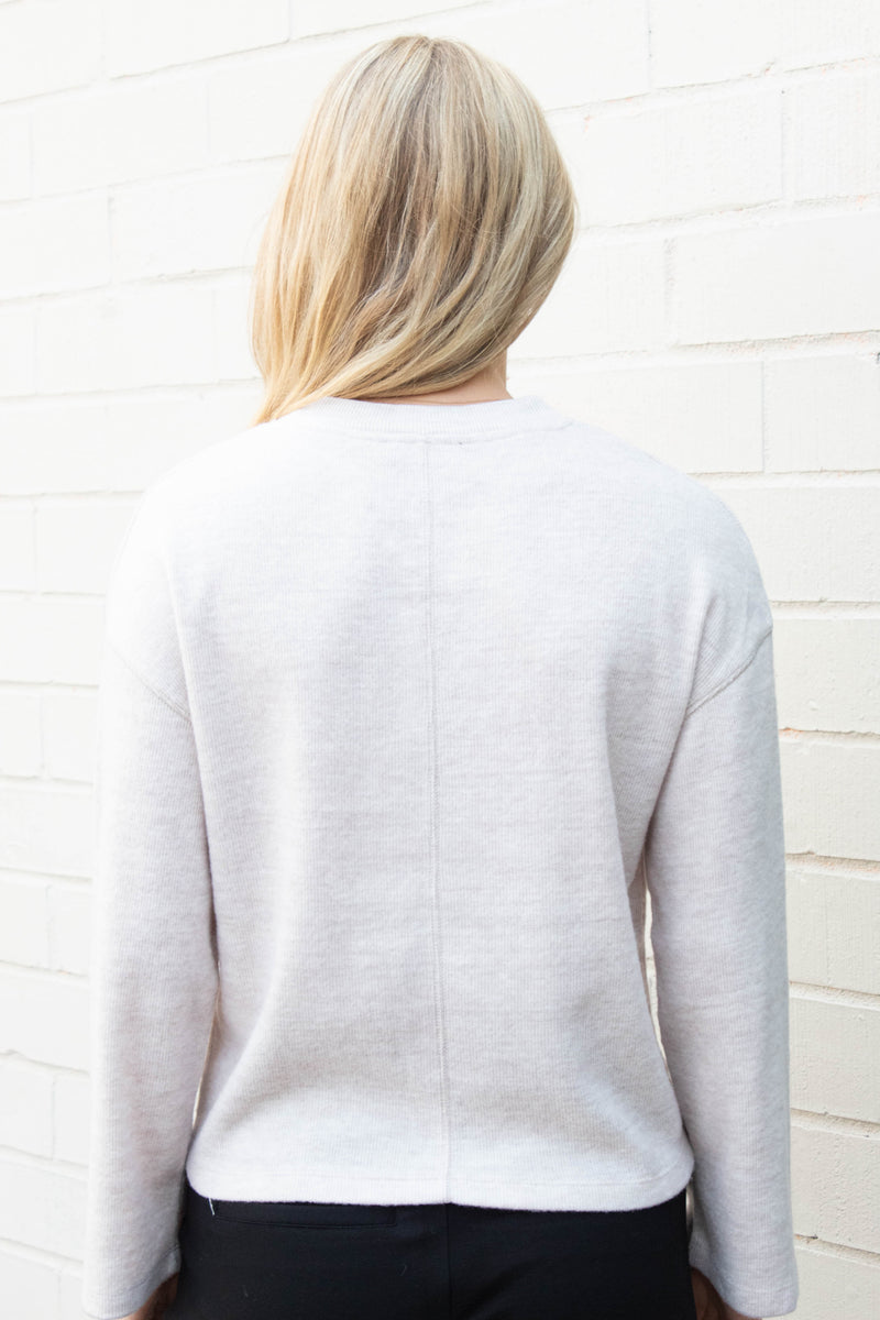 Into the Woods Cozy Top, Heather Pearl | Sanctuary