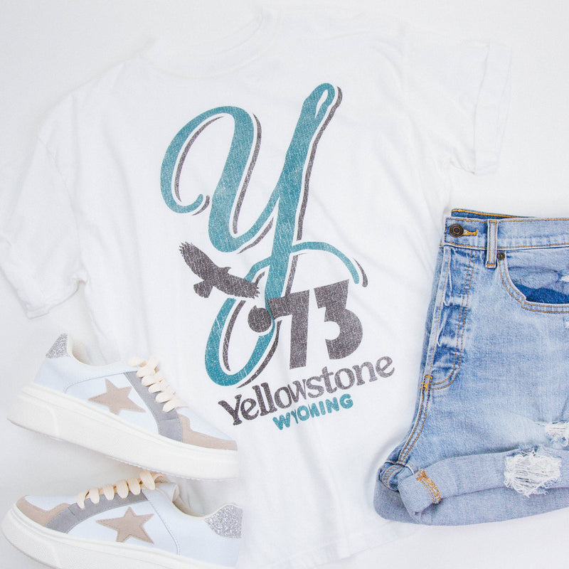 Yellowstone Graphic Tee, White | Girl Dangerous