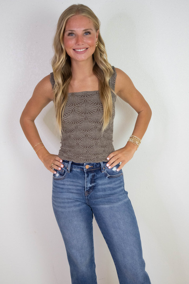 Love Letter Cami, French Chocolate | Free People