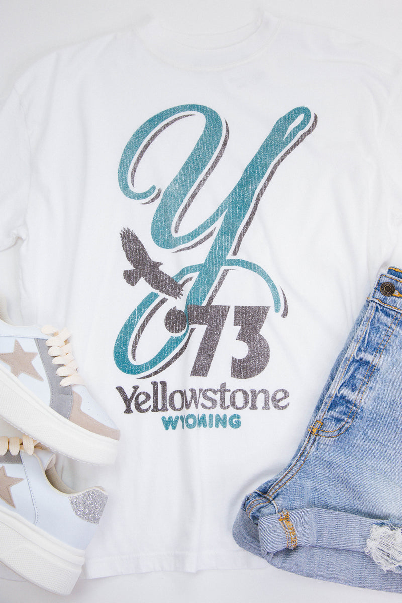 Yellowstone Graphic Tee, White | Girl Dangerous