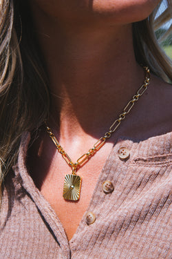 Mirna Necklace, Gold | Sahira Jewelry