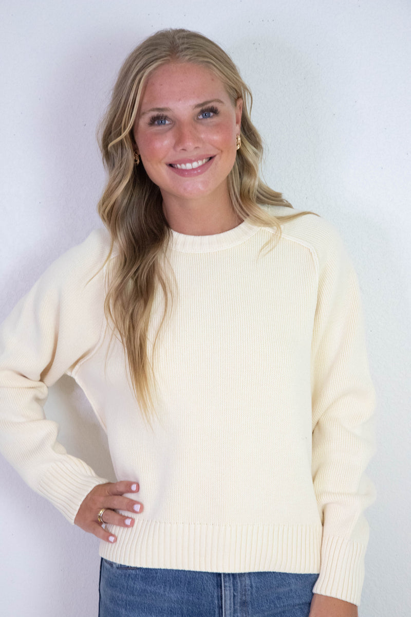 Spring Street Pullover, Banana Cream | Free People