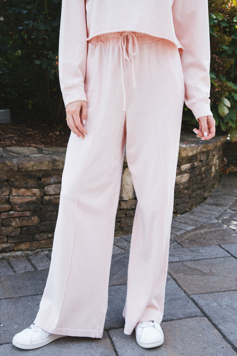 Lena Lounge Pants, Dusty Pink