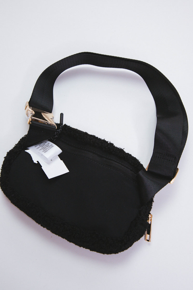 Midnight Shade Belt Bag, Black