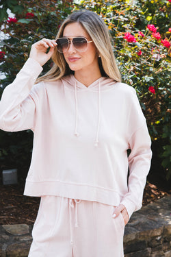 Callaway Hooded Sweatshirt, Dusty Pink