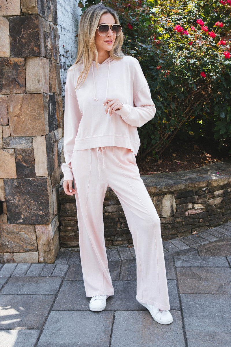 Lena Lounge Pants, Dusty Pink