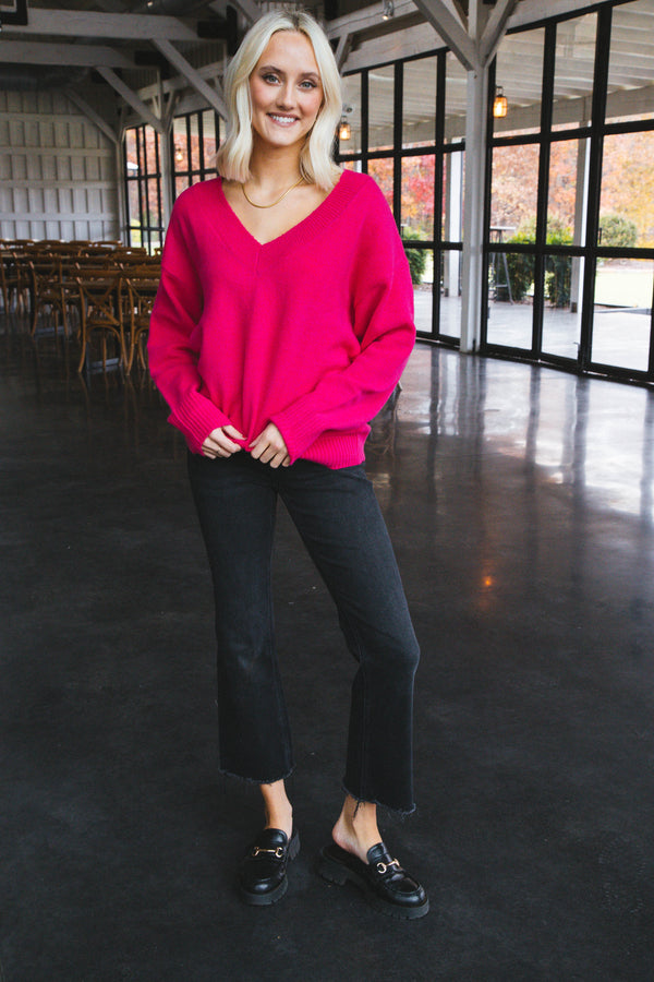 Easy Breezy Pullover Sweater, Flash Pink | Sanctuary