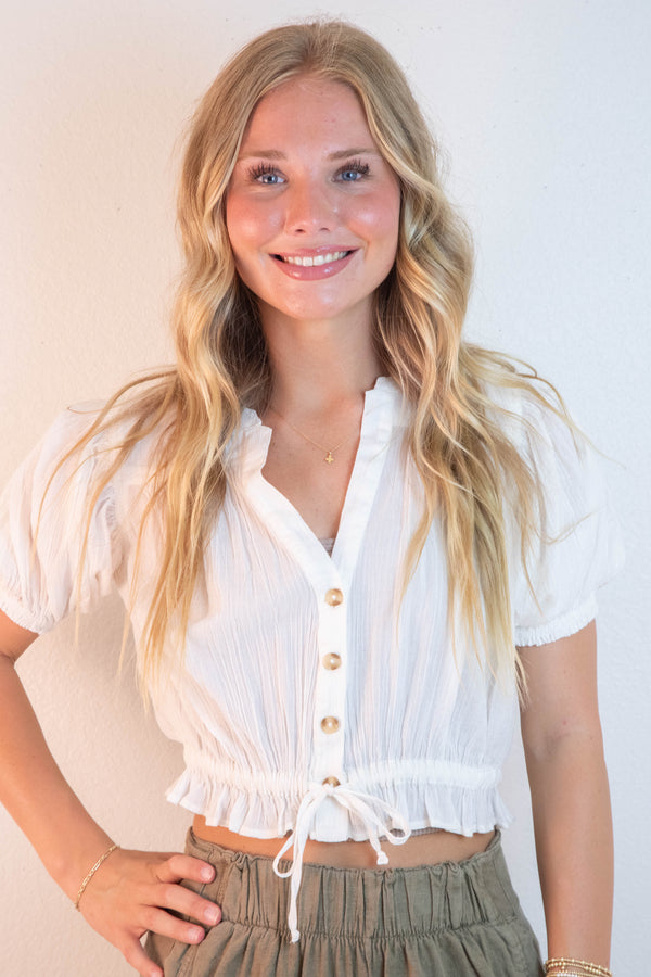 Little Cloud Shirt, Clean Ivory | Free People