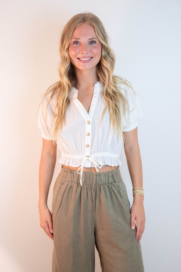 Little Cloud Shirt, Clean Ivory | Free People