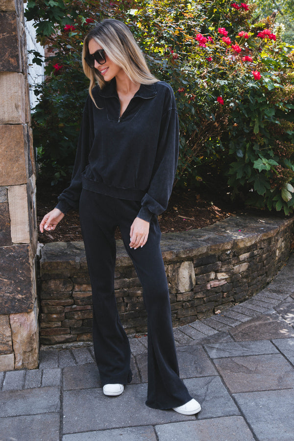Foster Flare Pants, Black