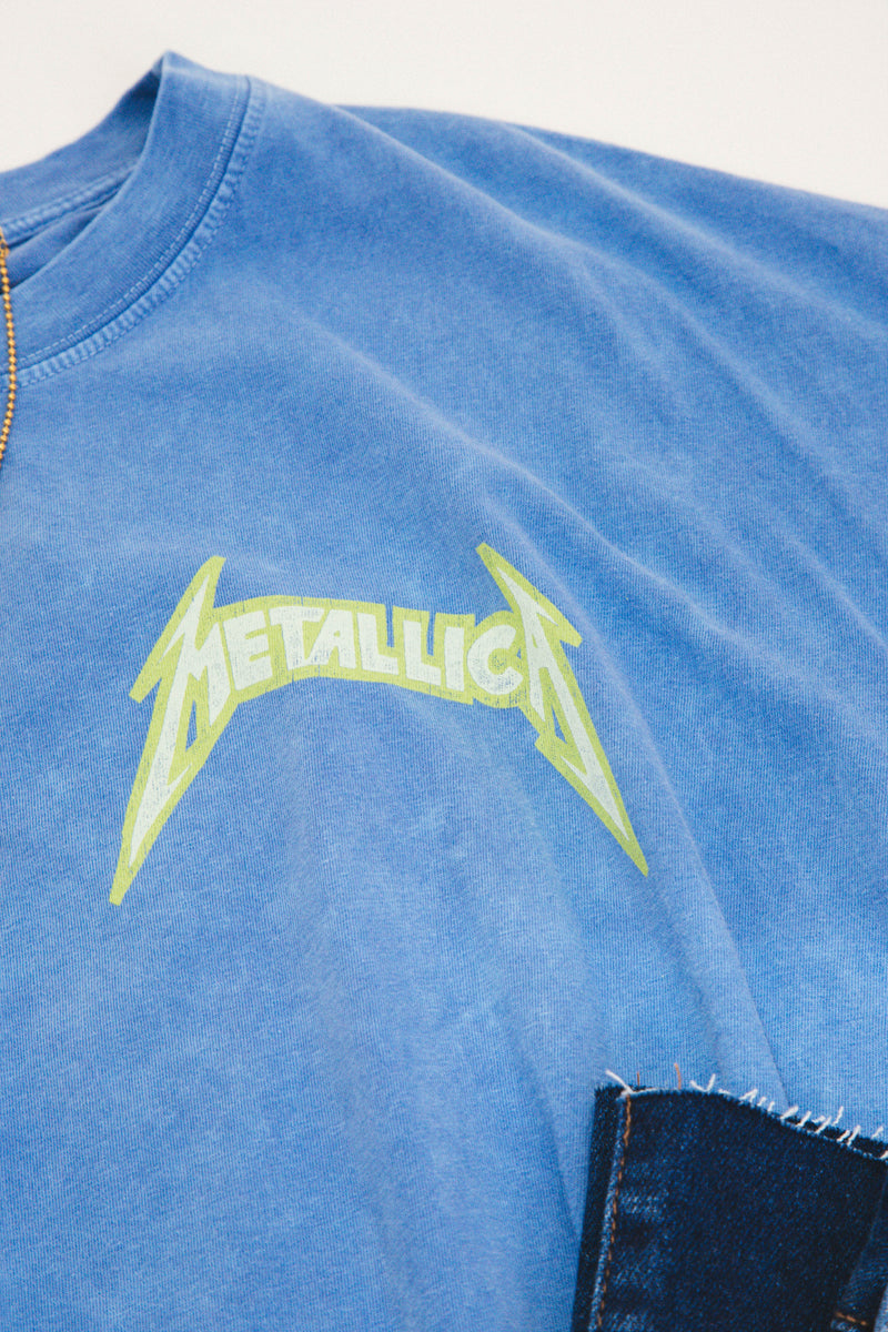 Metallica Tour Tee, Dusty Blue | DayDreamer