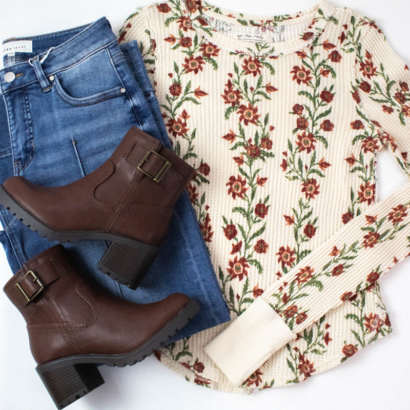 Pretty Little Thermal, Sand Combo Folk Vine | Free People
