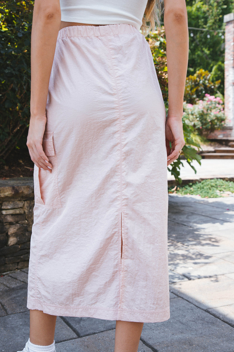 Cinnci Cargo Midi Skirt, Blush