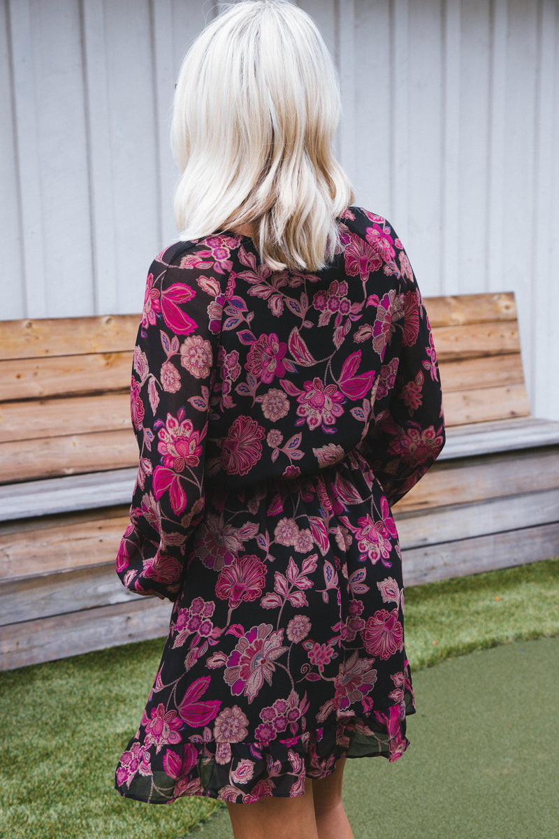 Printed Sensation Soft Dress, Cranberry Blossom | Sanctuary