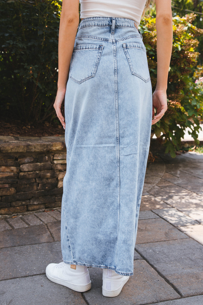 Jean Maxi Skirt, In My Mind | Blank NYC