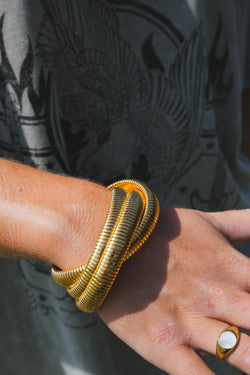 Infinity Layered Bracelet, Gold | Sahira Jewelry