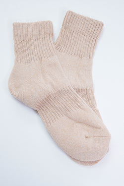 Stella Quarter Socks, Taupe Mix