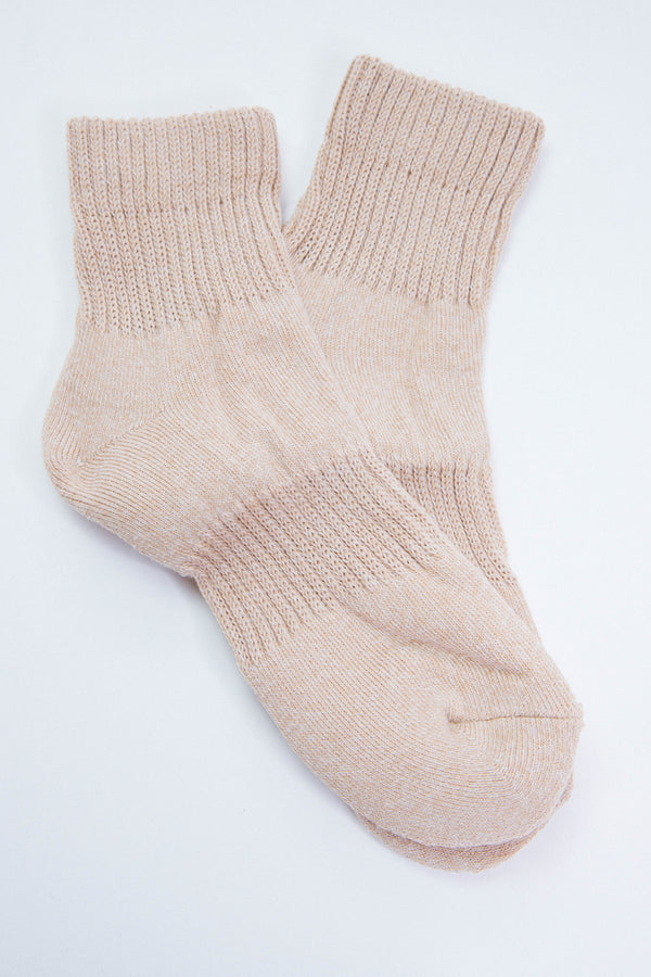Stella Quarter Socks, Taupe Mix