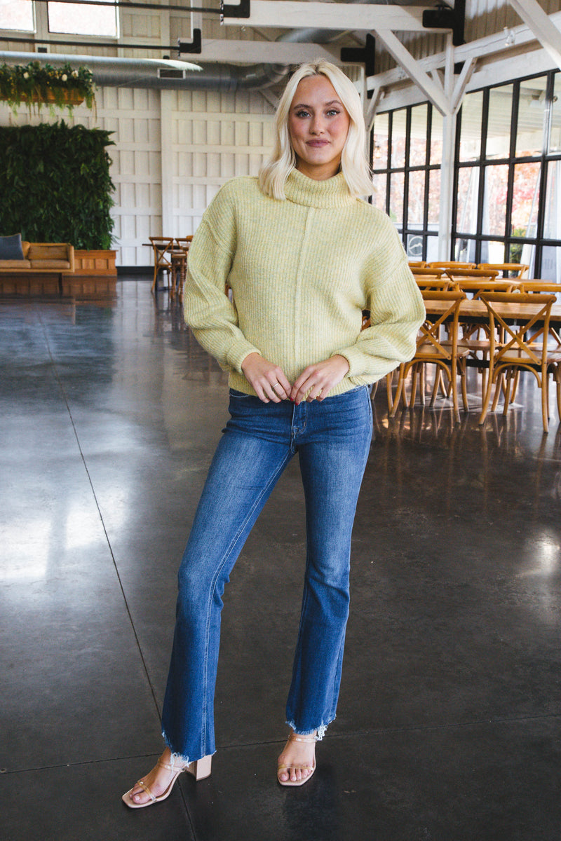 Audrey High Rise Bootcut Jean, Dark | KanCan