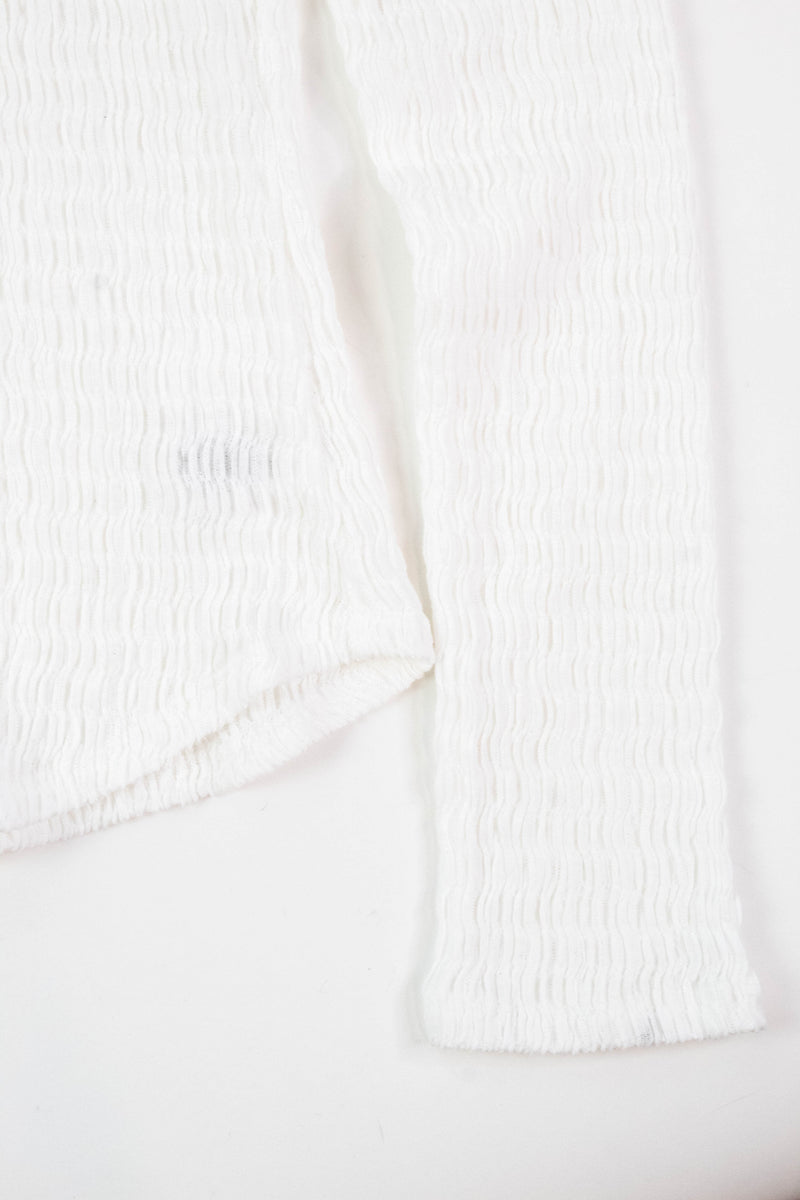 Evelyn Textured Top, Chalk | Sanctuary