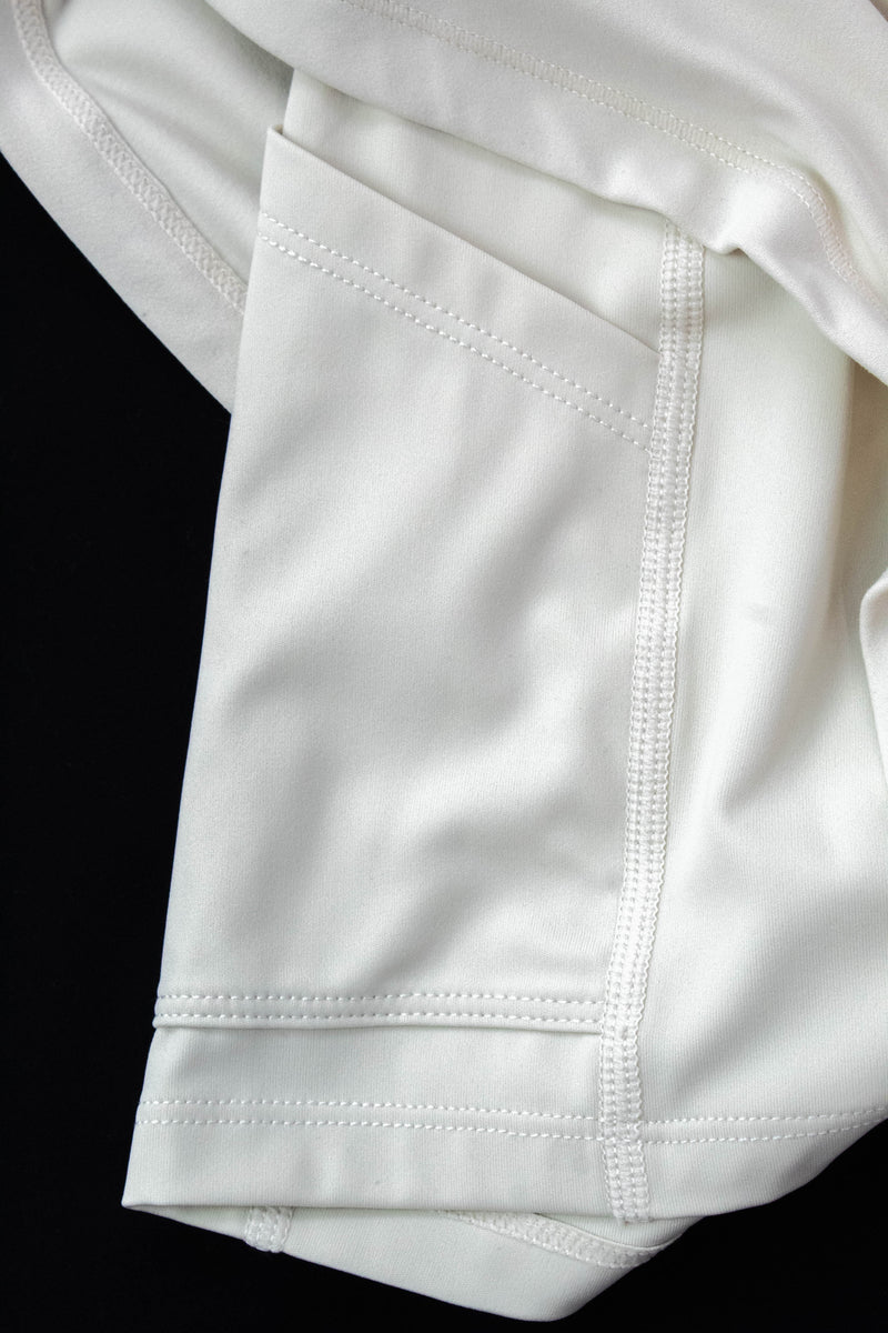 June Side Stripe Skort, Cream | Cream Yoga