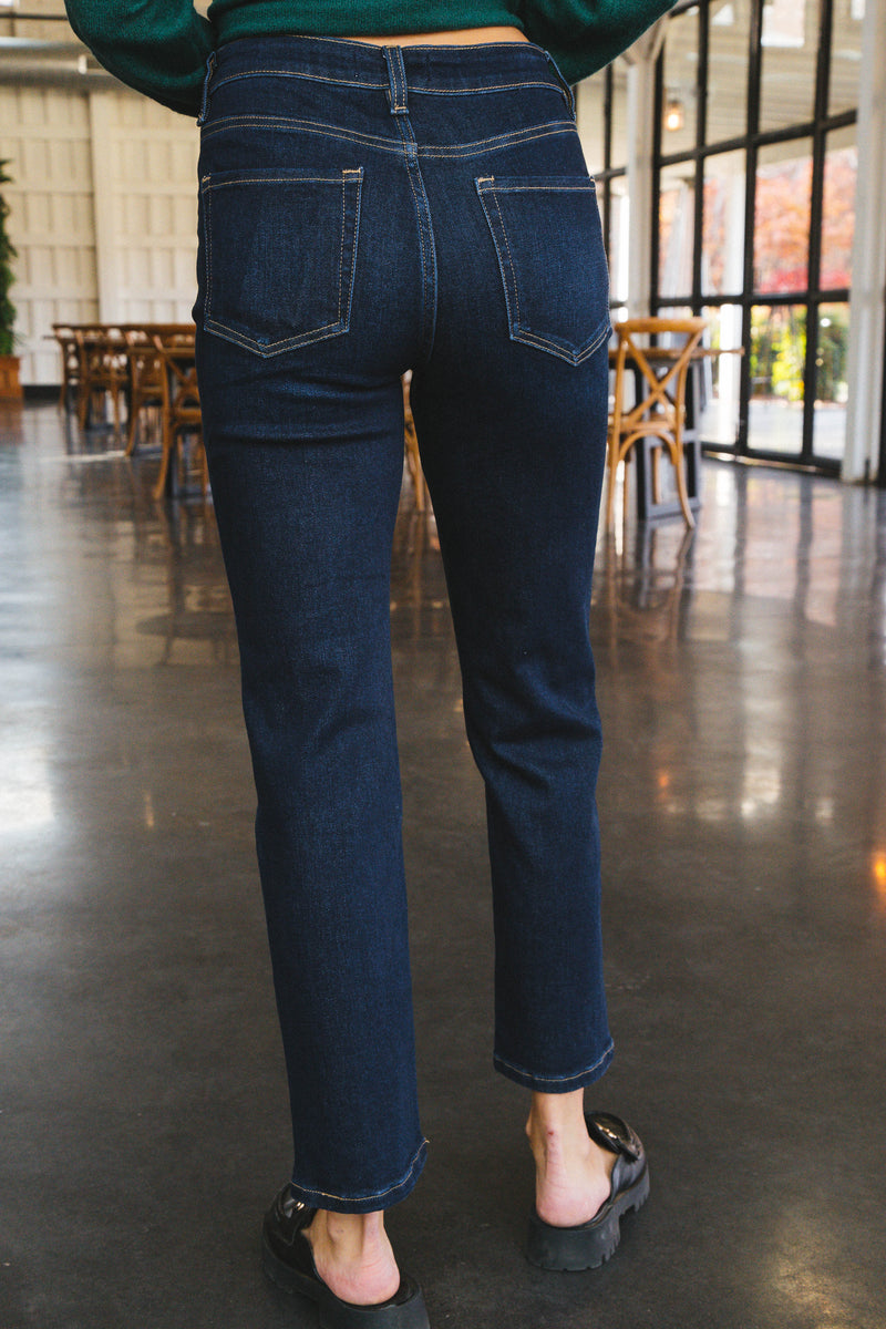 Jeanne High Rise Slim Straight, Enraptured