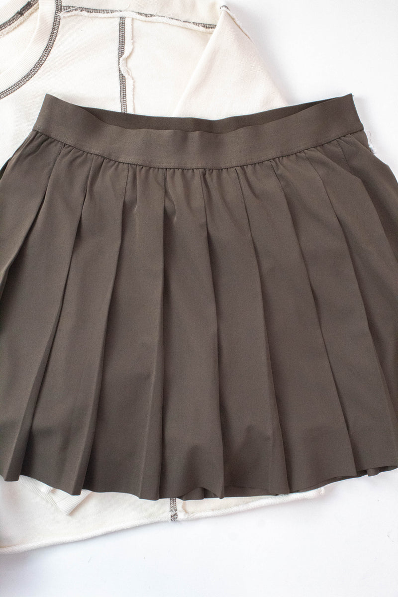 Full Swing Pleated Skirt, Tavern | Z Supply