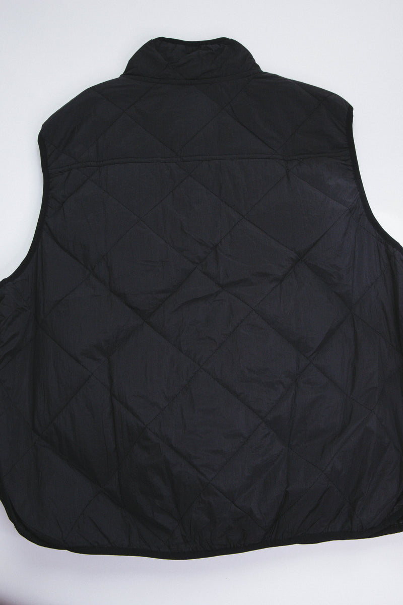 Queen Bee Quilted Vest, Black | Plus Size