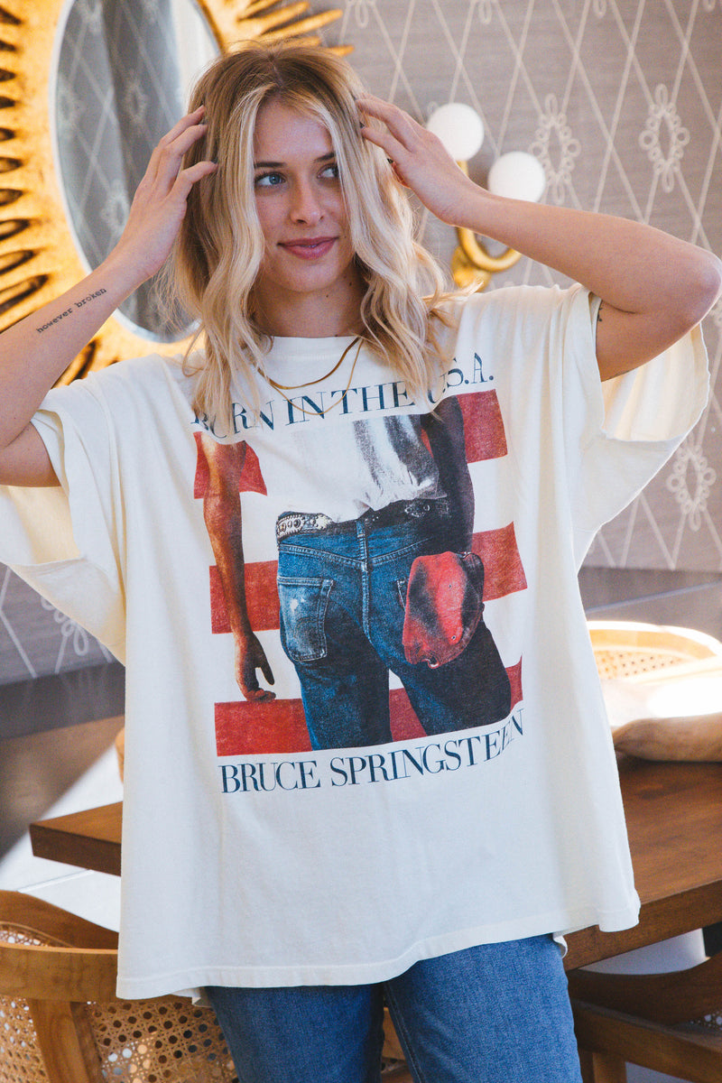 Bruce Springsteen Born in the USA Tee, Stone Vintage | Daydreamer