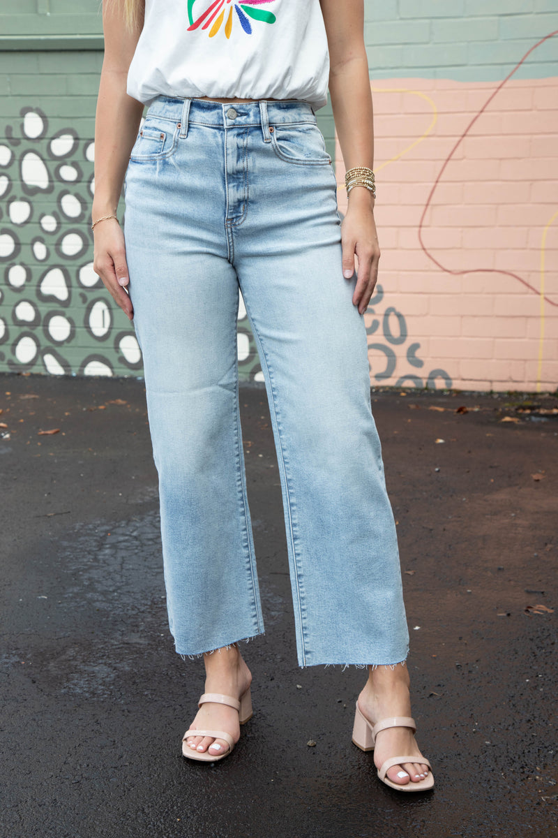 Pleaser Wide Ankle Jeans, Miracle | Daze