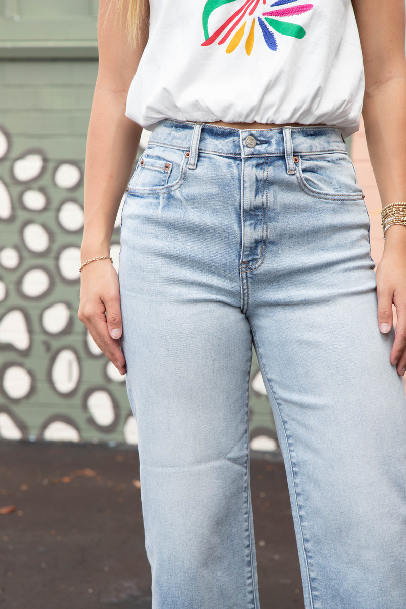 Pleaser Wide Ankle Jeans, Miracle | Daze