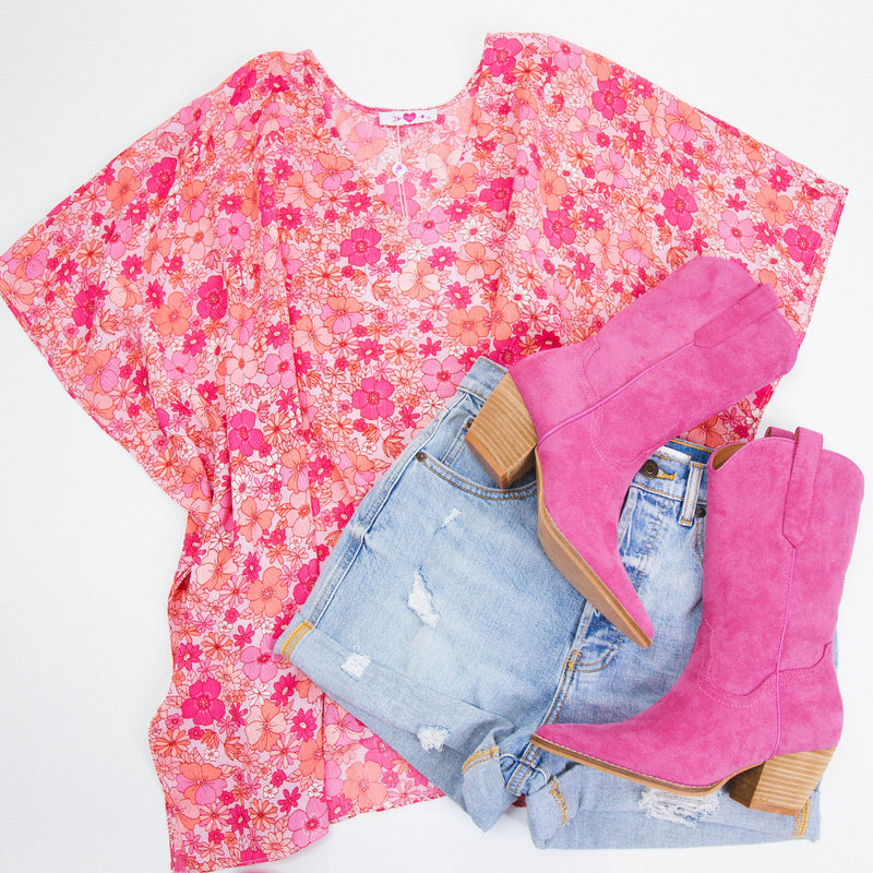 Beautiful Floral North Tunic, Hawaiian Sun | Buddy Love