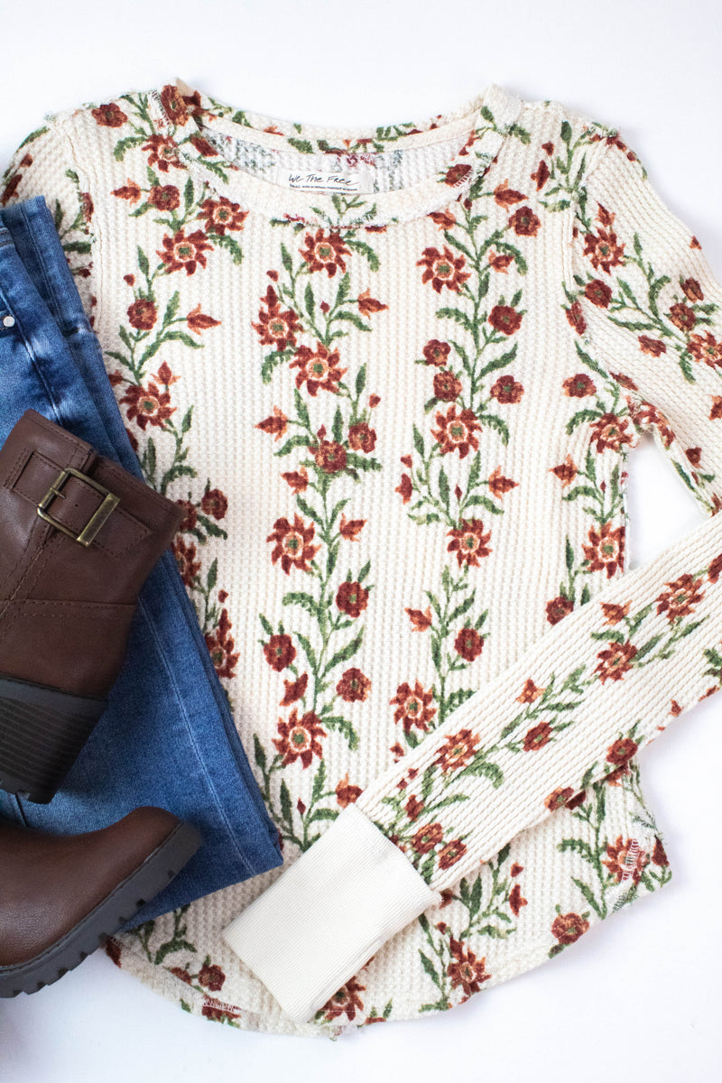 Pretty Little Thermal, Sand Combo Folk Vine | Free People