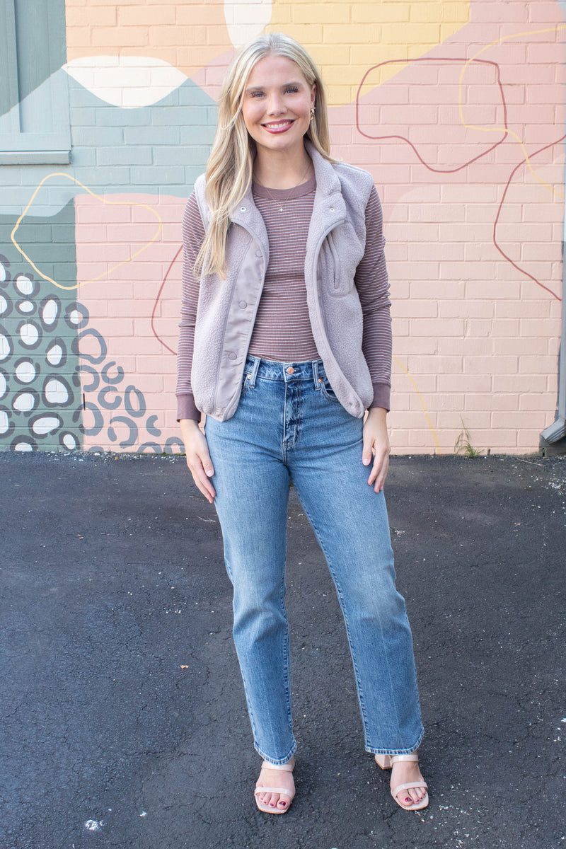 Sundaze High Rise Vintage Straight Jean, Brooklyn | Daze