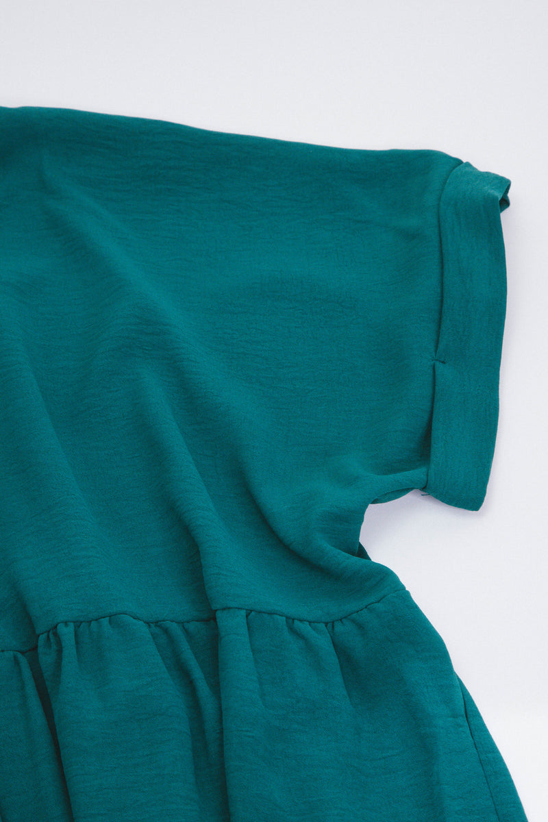 In The Wild Tiered Dress, Green | Plus Size