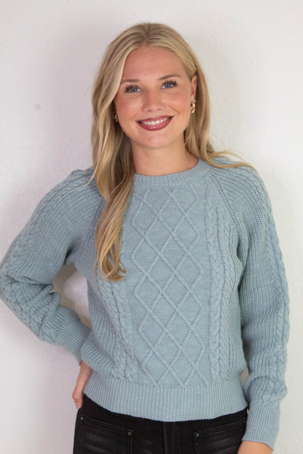 Nomad Cable Popover, Sky Gray | Sanctuary