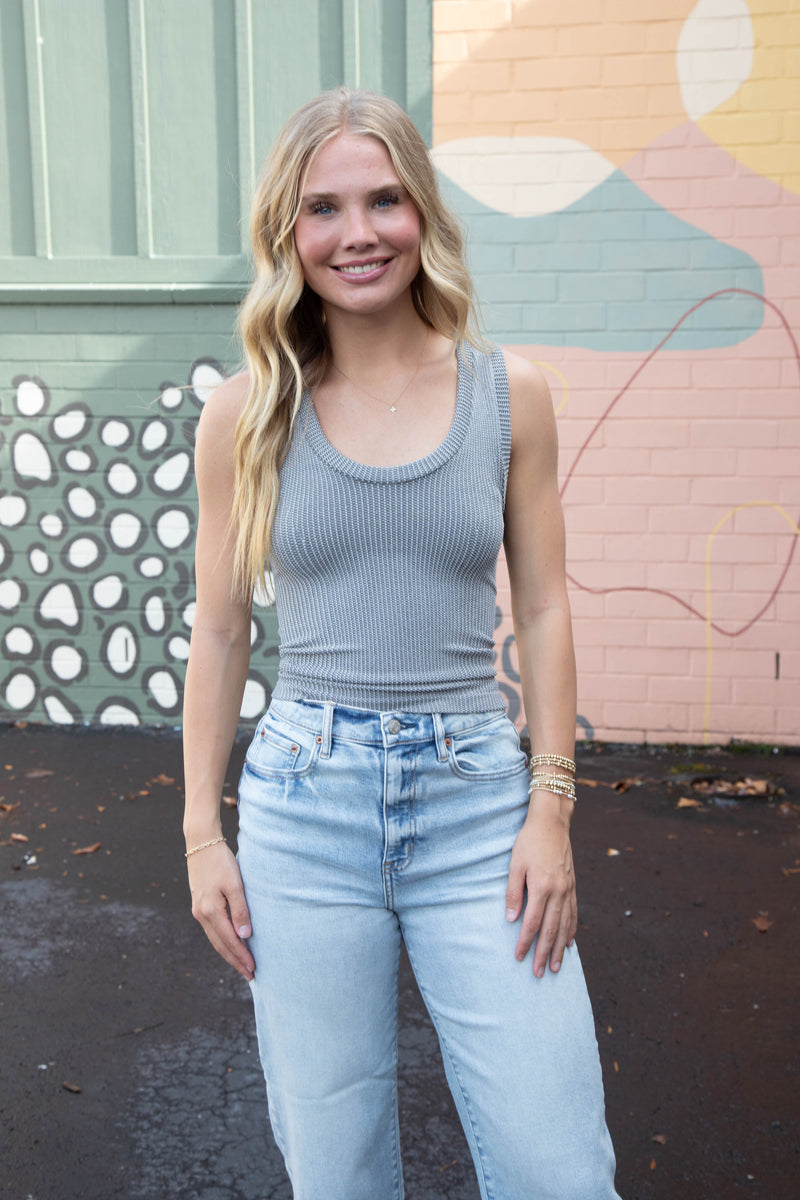 Clean Slate Tank, Heather Grey | Free People