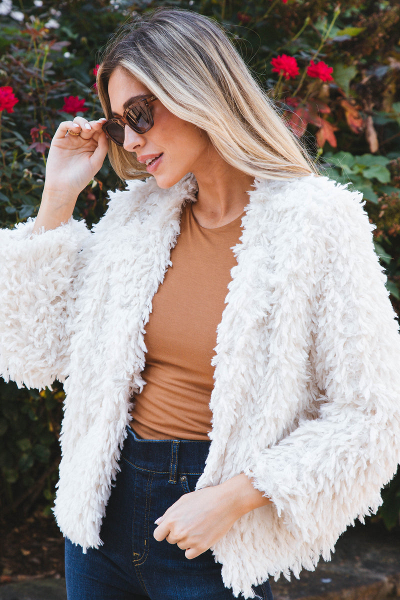 Bordeaux Textured Jacket, Cream