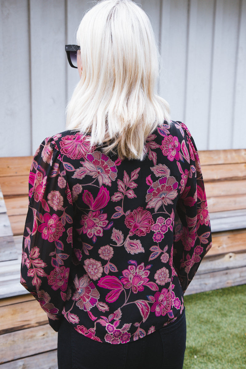 Think of You Smocked Blouse, Cranberry Blossom | Sanctuary