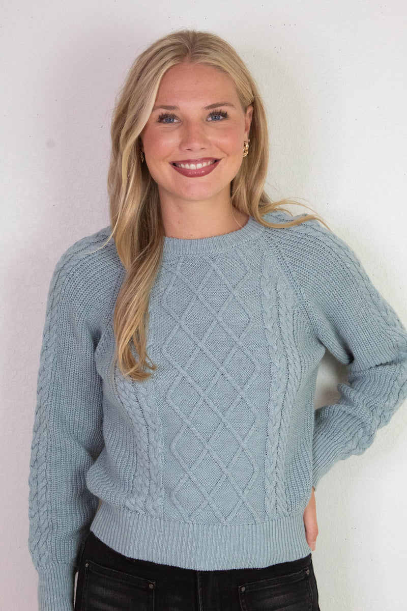 Nomad Cable Popover, Sky Gray | Sanctuary